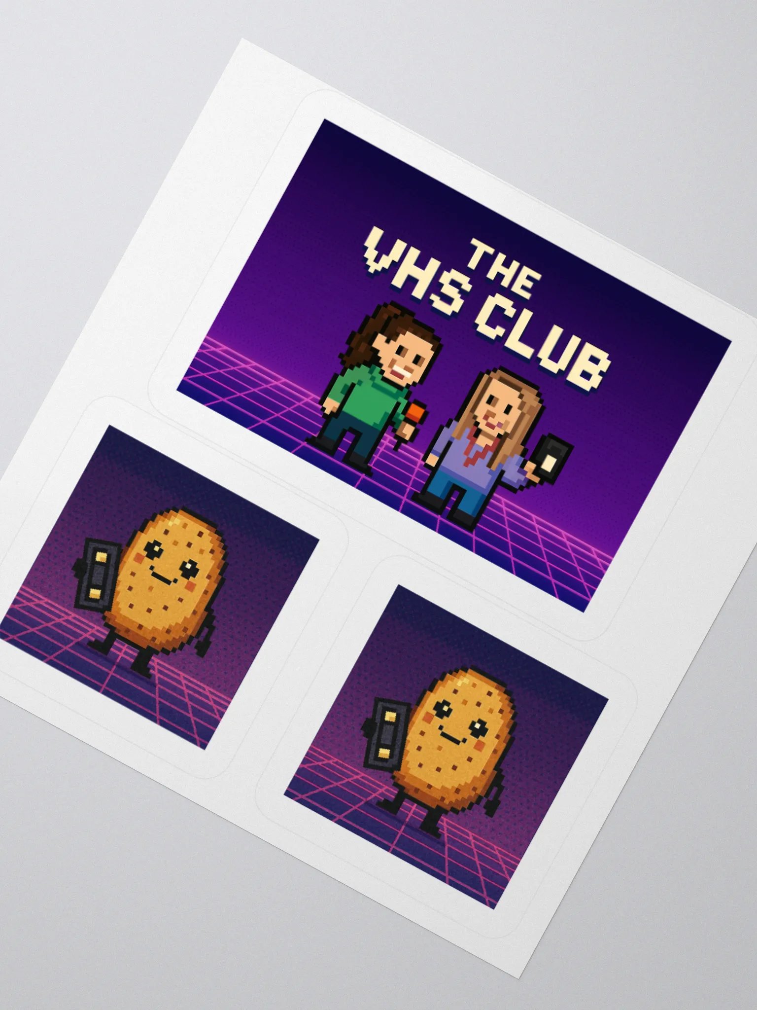 The VHS Club 8-Bit 80s Stickers product image (6)
