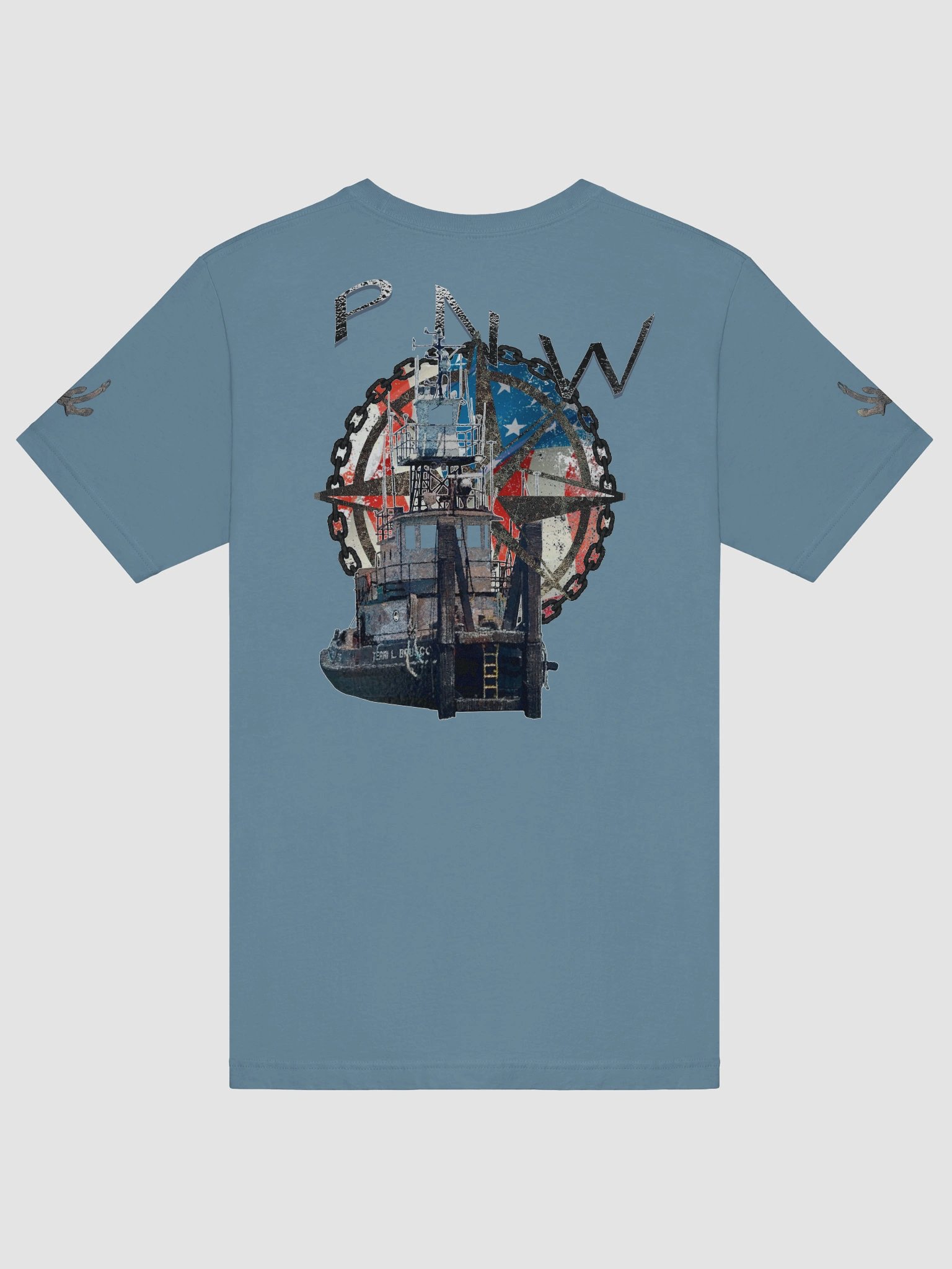 Flage PNW Compass Rose Terri L. Brusco - T-Shirt product image (6)