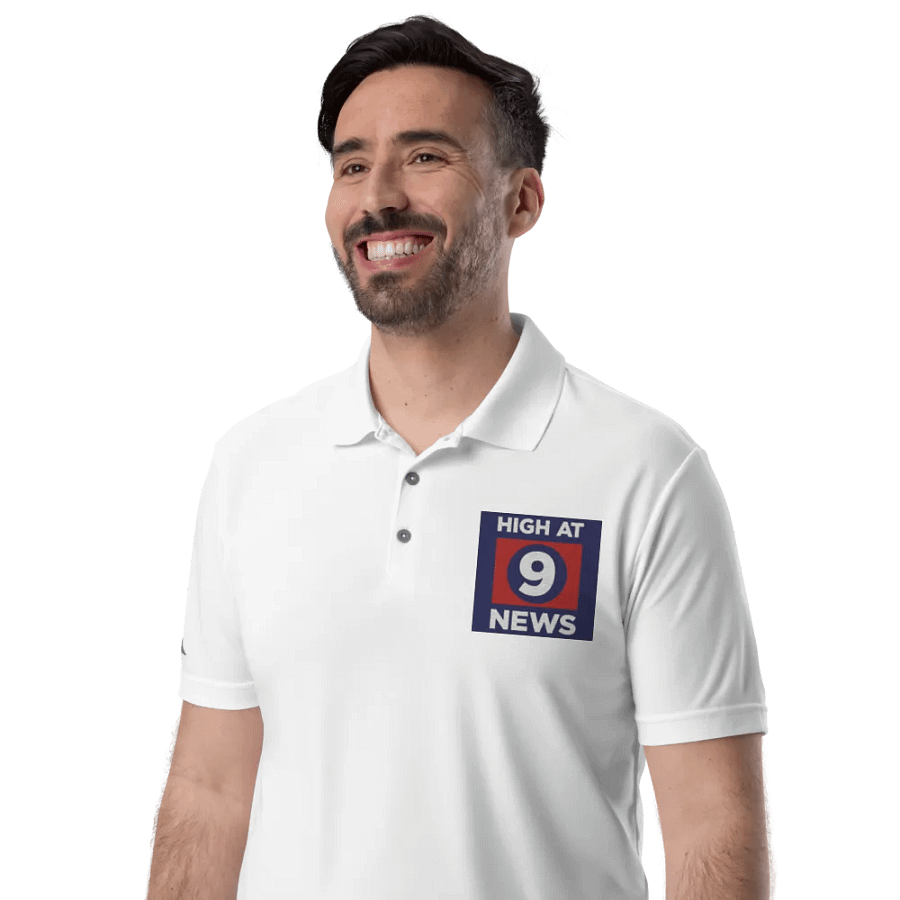 HA9N Official Logo Embroidered Premium White Polo product image (5)