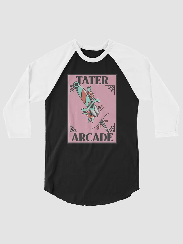 Traditional Tattoo Dagger Raglan tee product image (1)