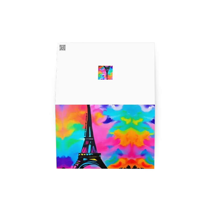 EIFFEL PARIS • GREETING CARD & ENVELOPE product image (2)