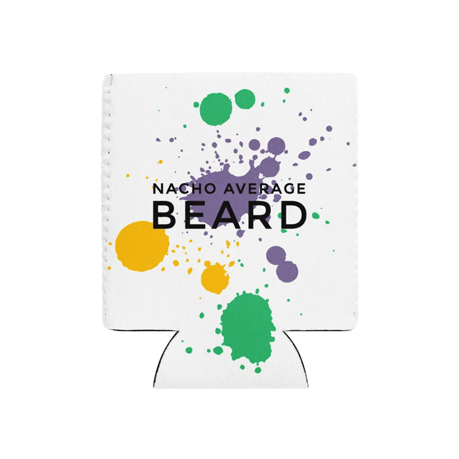 Coozie Can Cooler (Design: Nacho Average Beard) product image (1)