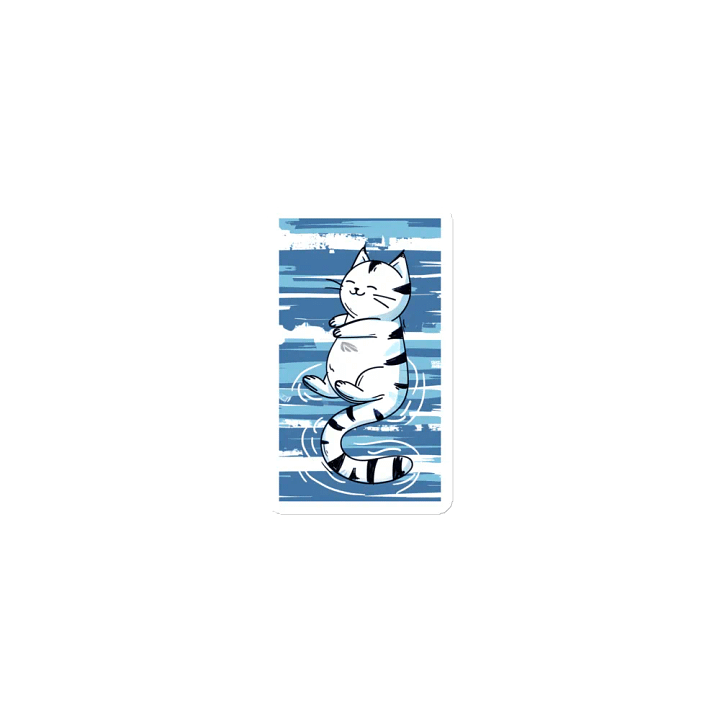 Whimsical Feline Fun - Die-Cut Magnet product image (1)