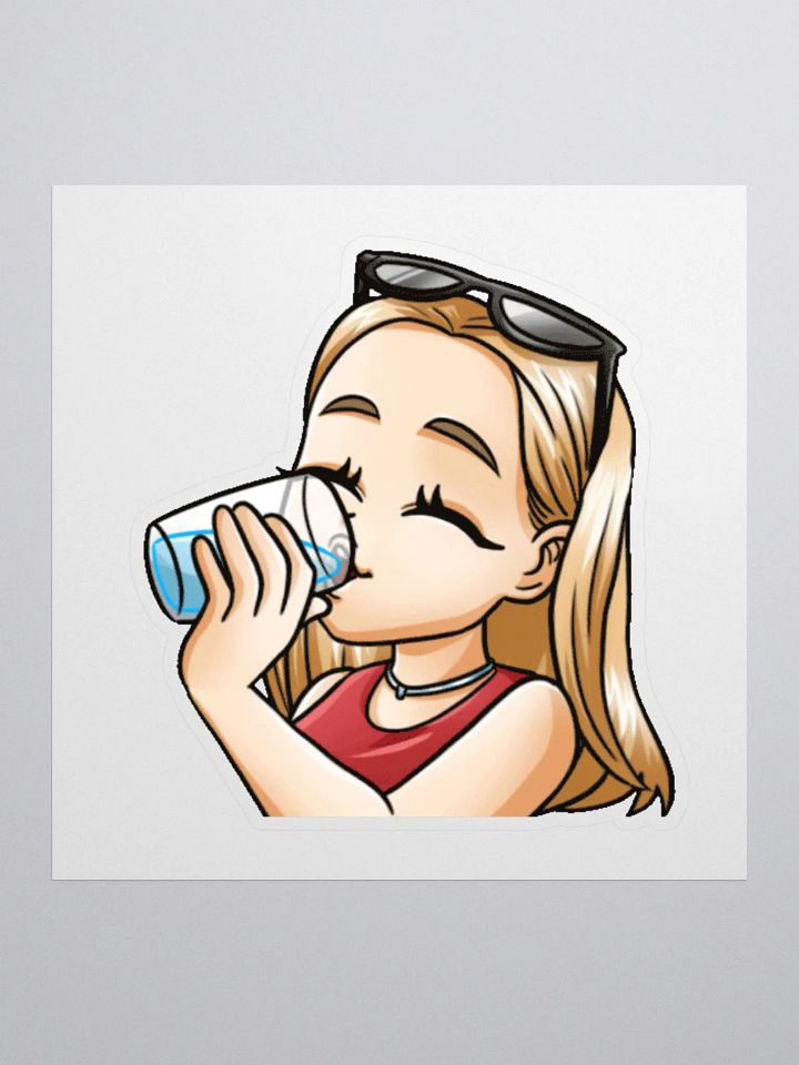 Fleur Hydrate Emote Sticker product image (1)