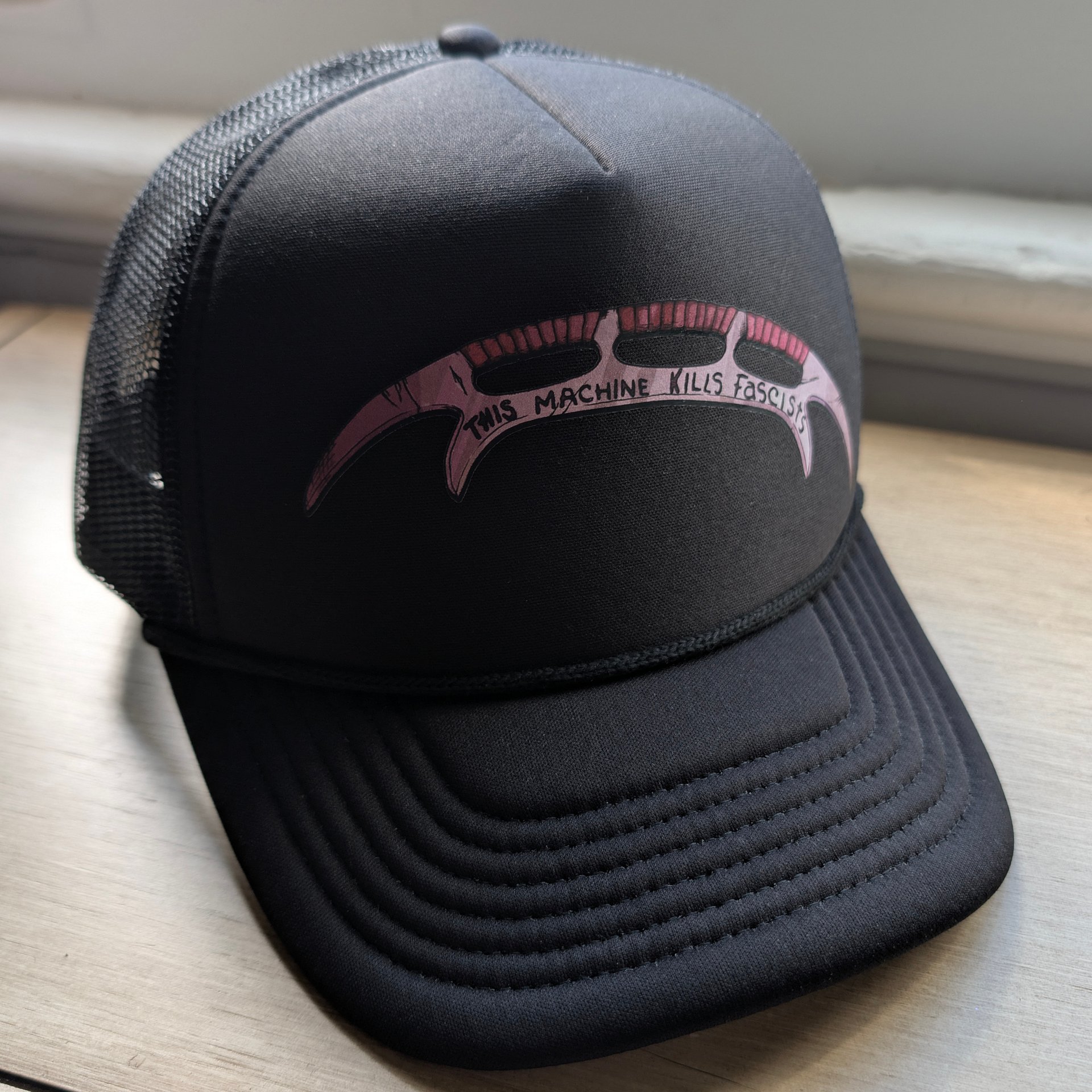 "This machine..." Bat'leth Trucker Hat product image (1)