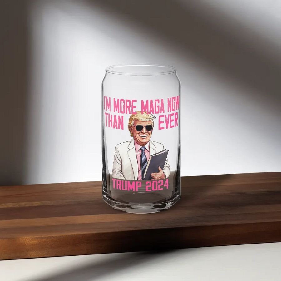 MAGA- Trump 2024 Can-Shaped Glass product image (5)