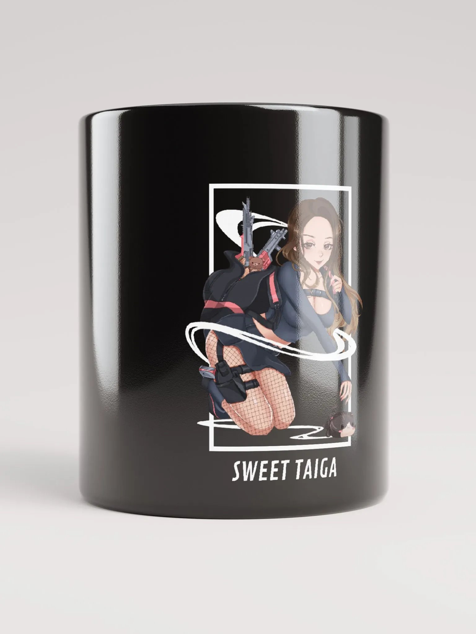 Black Glossy Mug product image (1)