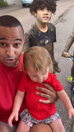 I’m not prepared. I am not prepared! I hope Joshua knows that he would be 100000000% stuck outside until he’s clean!

#gaydad...