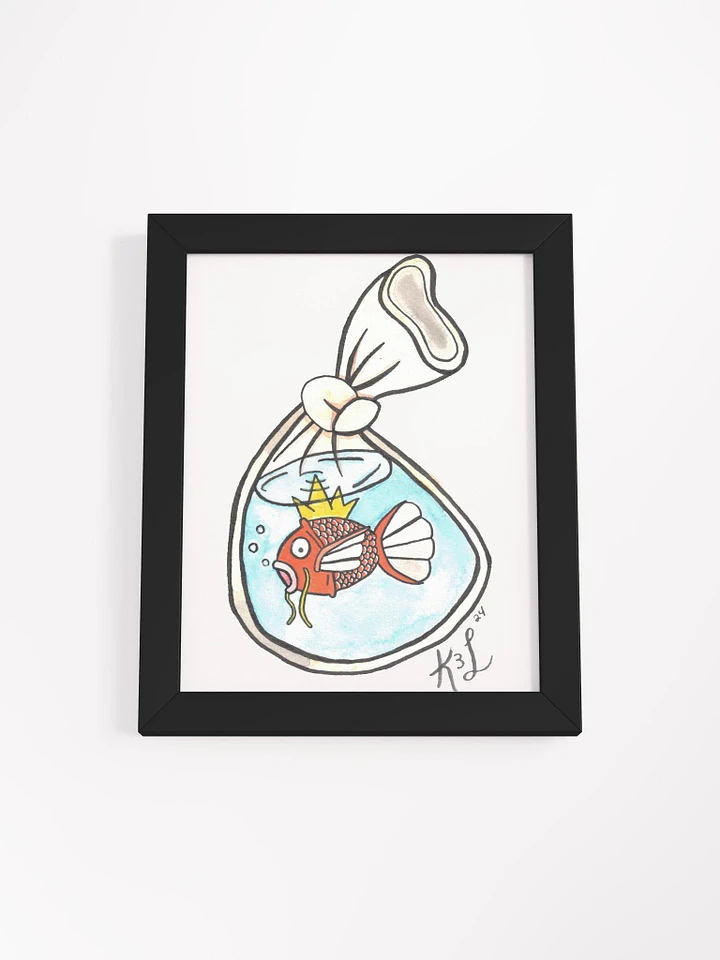 Feesh In Bag Framed Print Small Sizes product image (1)