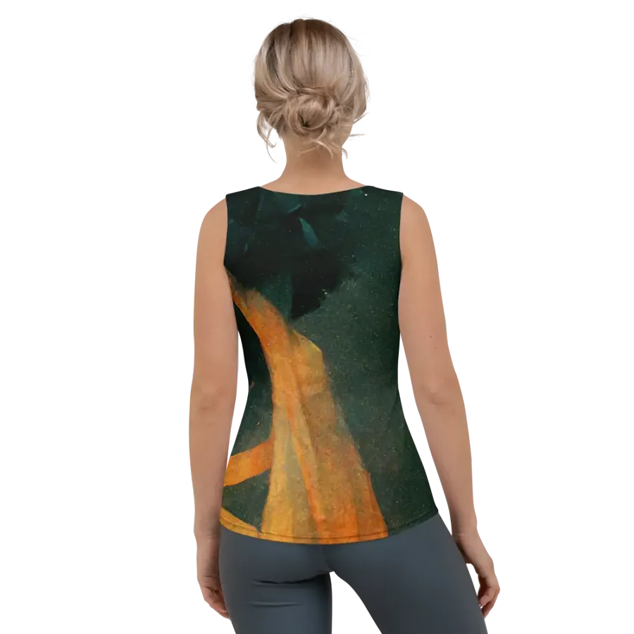 Mystic Floral Draped Tank Top product image (2)
