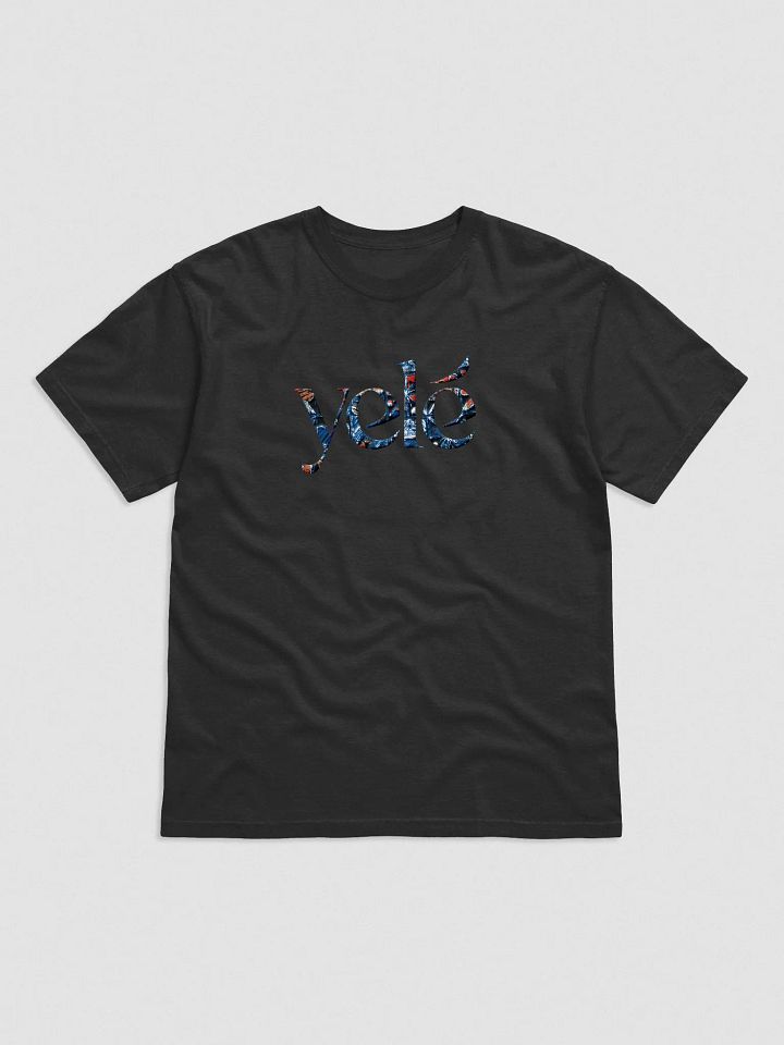 Yelé Festivity Print Embroidered Logo Ethereal VOID Unisex Tee product image (1)