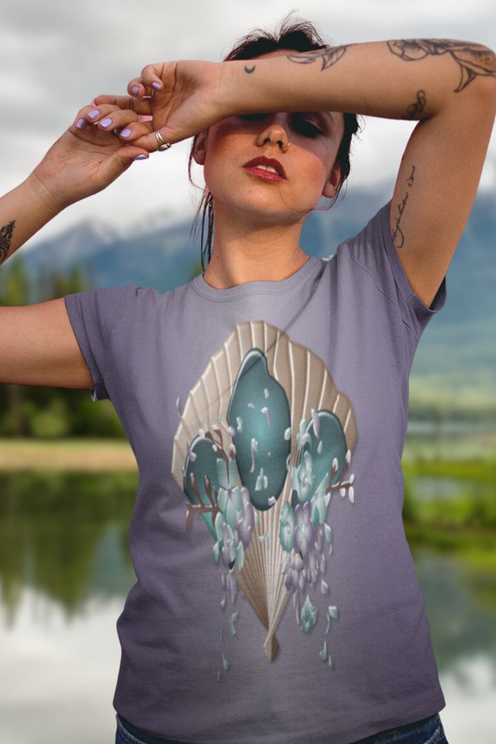 Floral Themed All Over Print T-shirt product image (1)