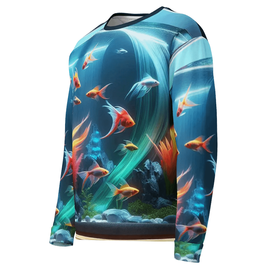 Aquatic Symphony Unisex Sweatshirt | AI Design product image (3)