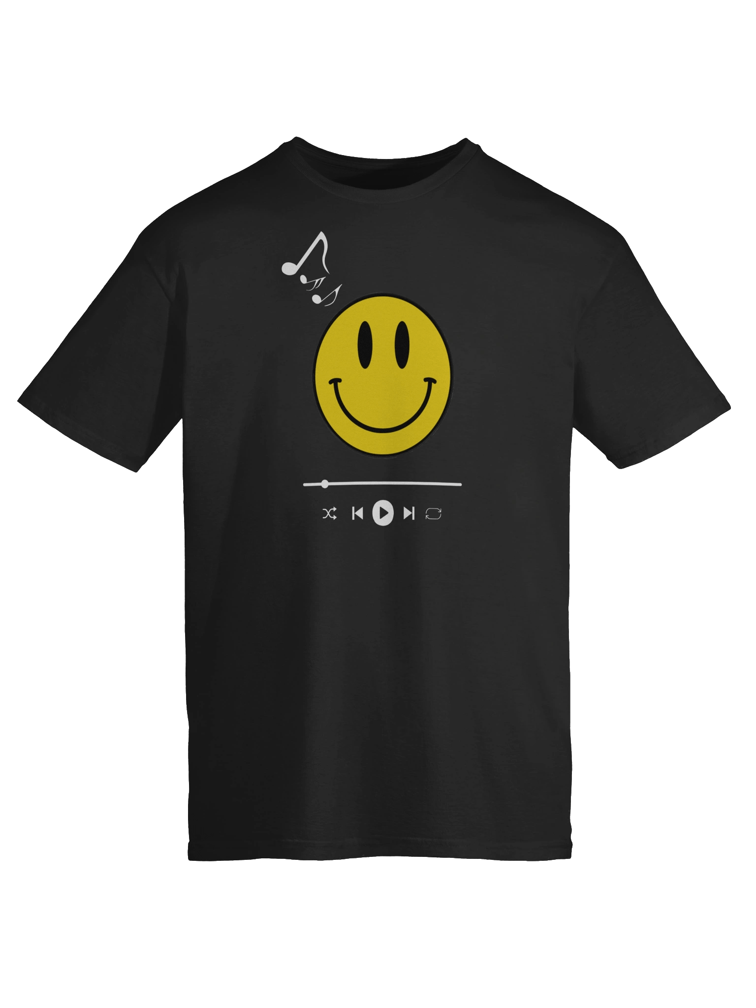 Smiley Face Music T-Shirt product image (9)