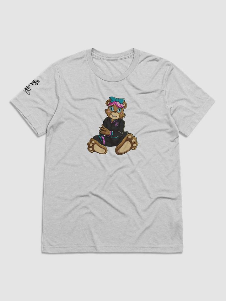 Sitting Girl Bear Bella+Canvas Triblend Short Sleeve T-Shirt product image (1)
