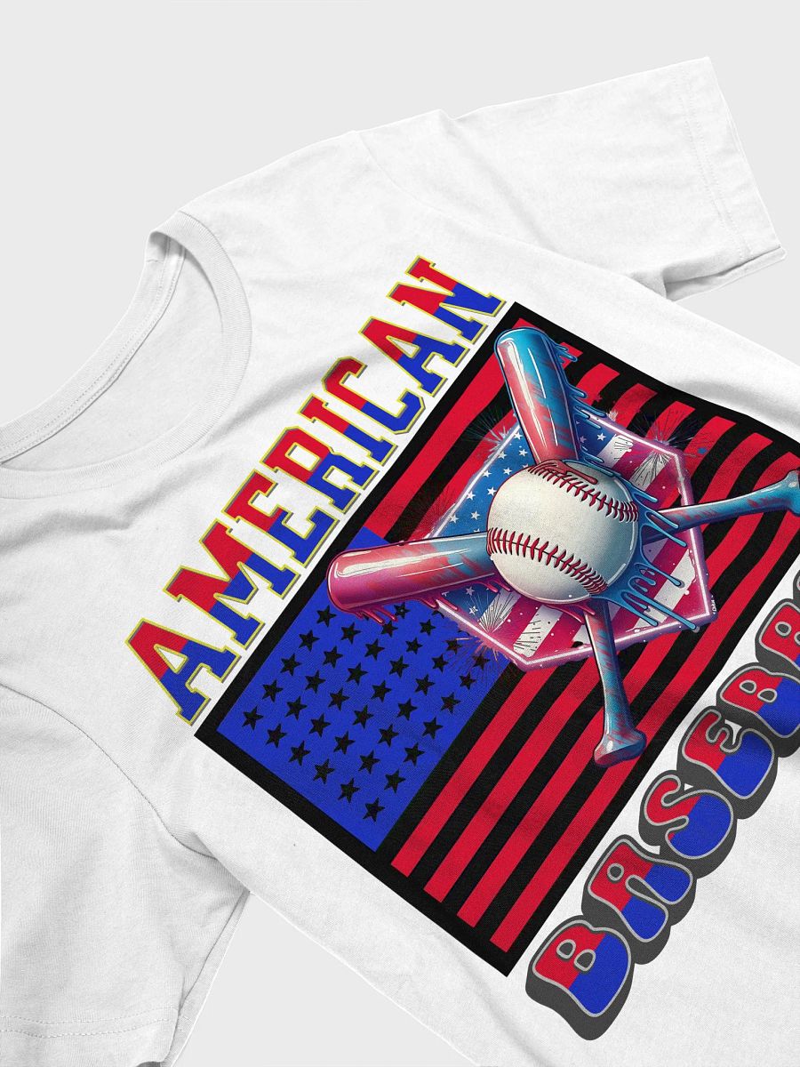 American Baseball Flag T-Shirt product image (52)