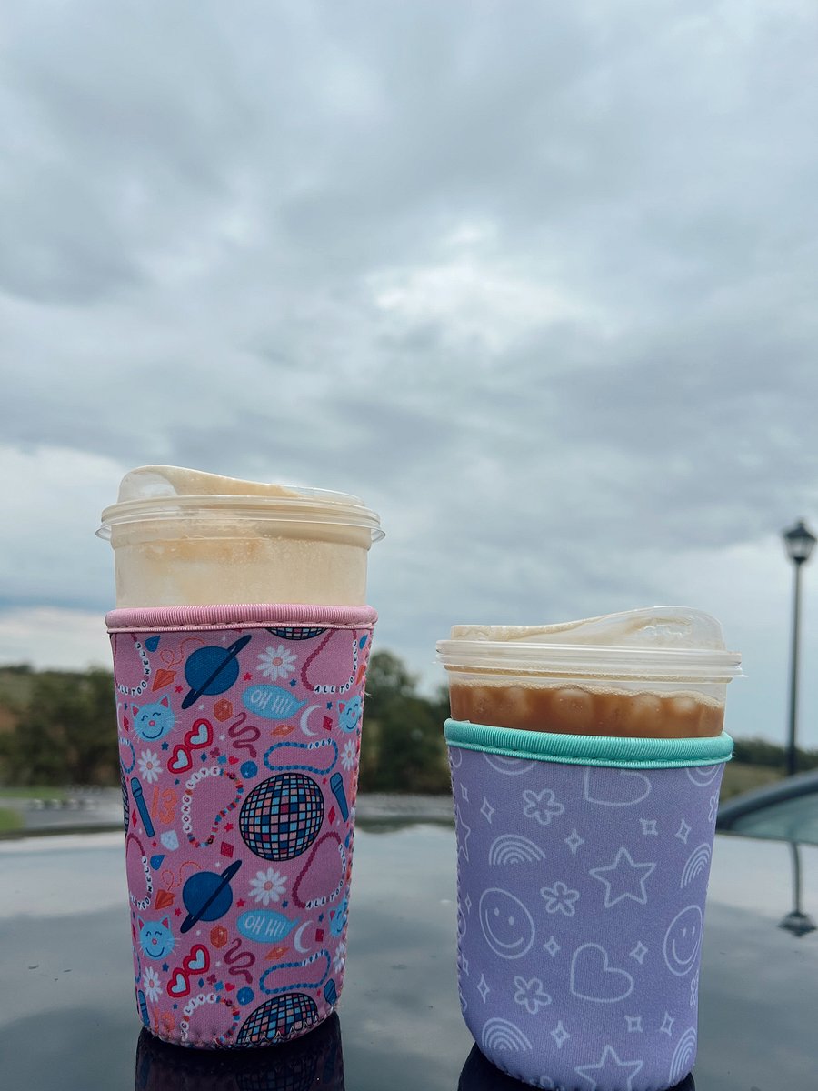 Lavender Doodle Cup Sleeve product image (3)
