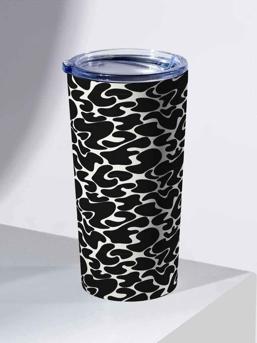 Tumbler - Abstract black and white pattern product image (2)