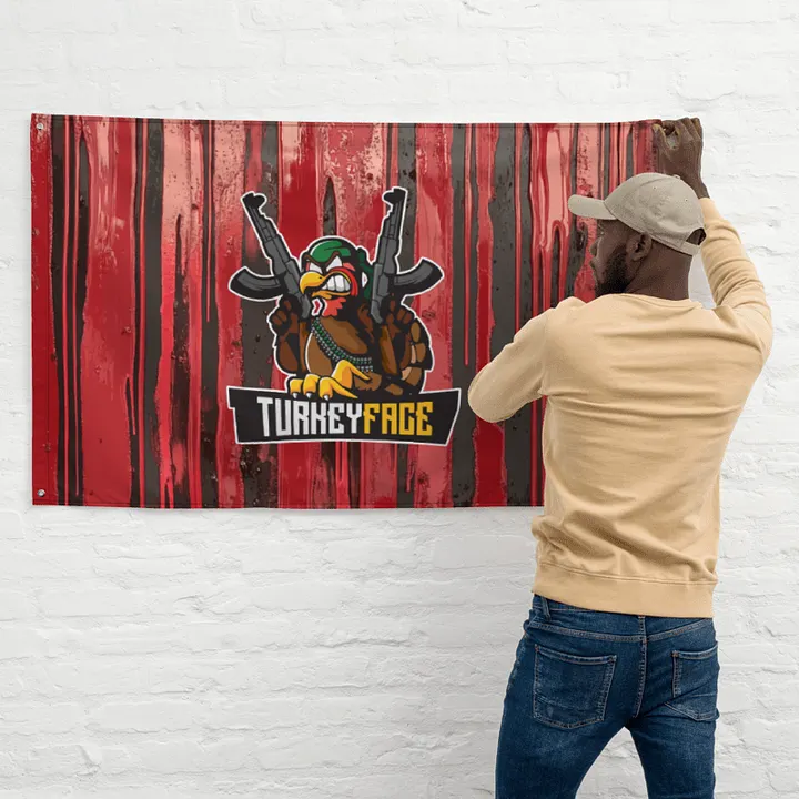 TurkeyFace War Flag product image (2)