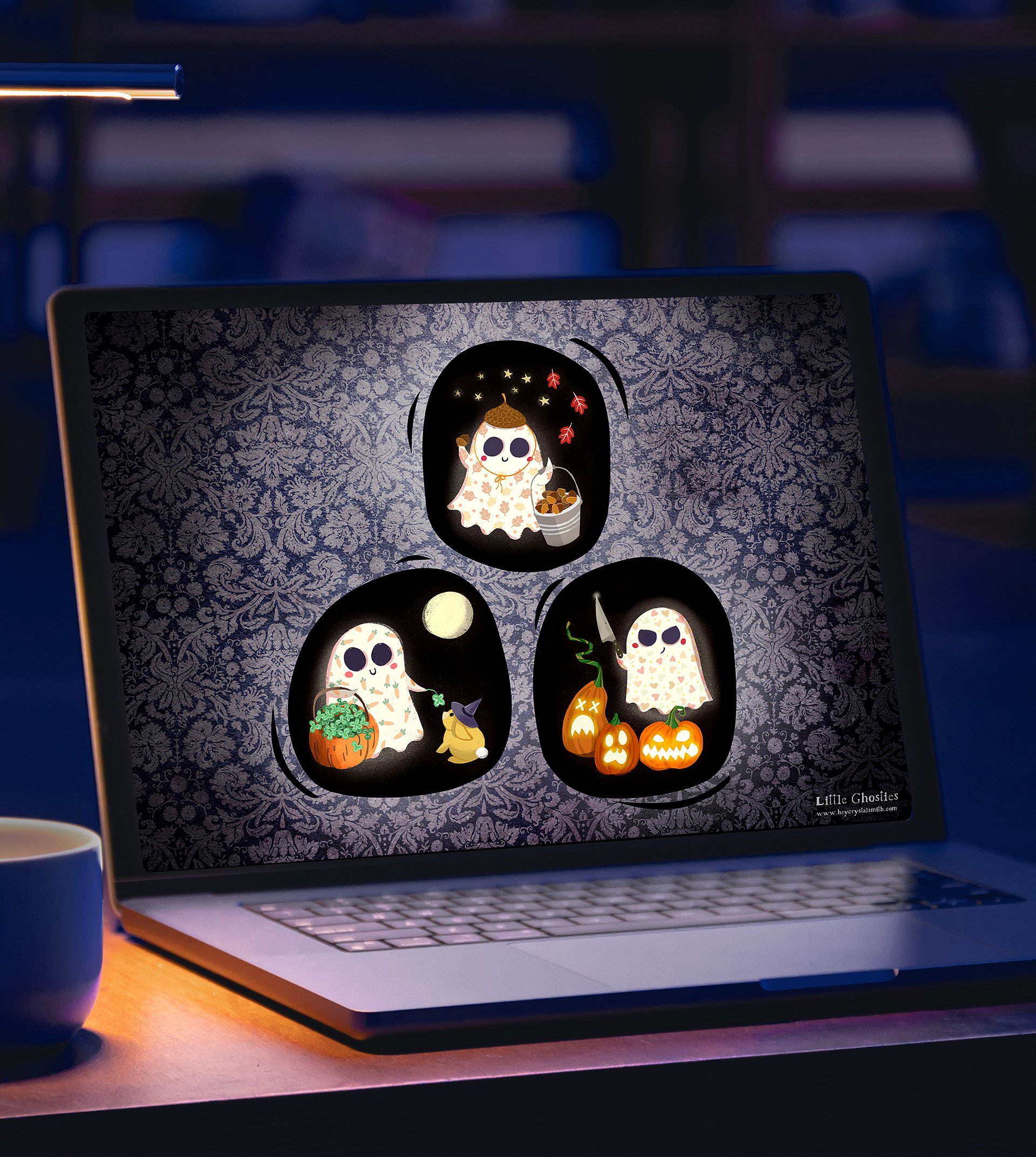Little Ghost Desktop Wallpaper - for computer screens product image (1)