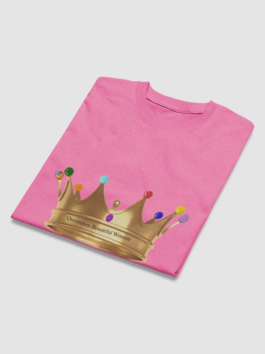 Queendom Beautiful Women Crown Gemstone T-Shirt /A (TM) product image (4)