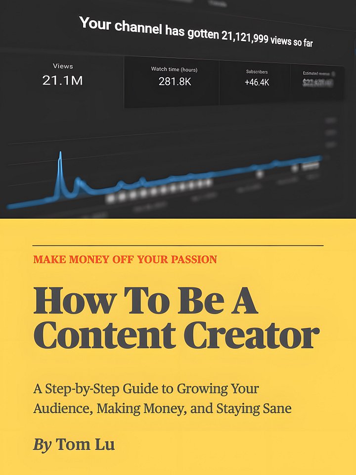 How To Be A Content Creator: A Step-by-Step Guide to Growing Your Audience, Making Money, and Staying Sane product image (1)
