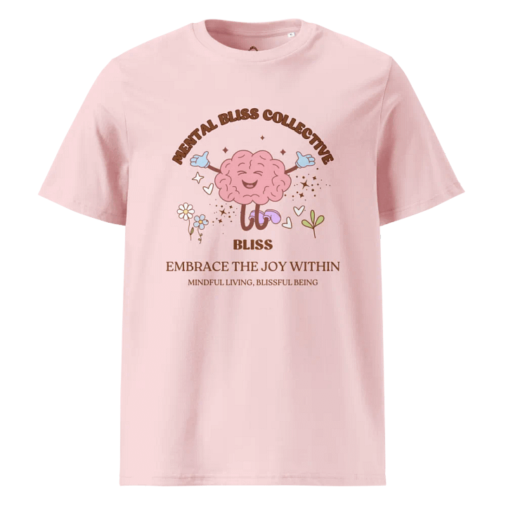 Blissful Mind Mental Bliss Organic Unisex Cotton Tee product image (3)