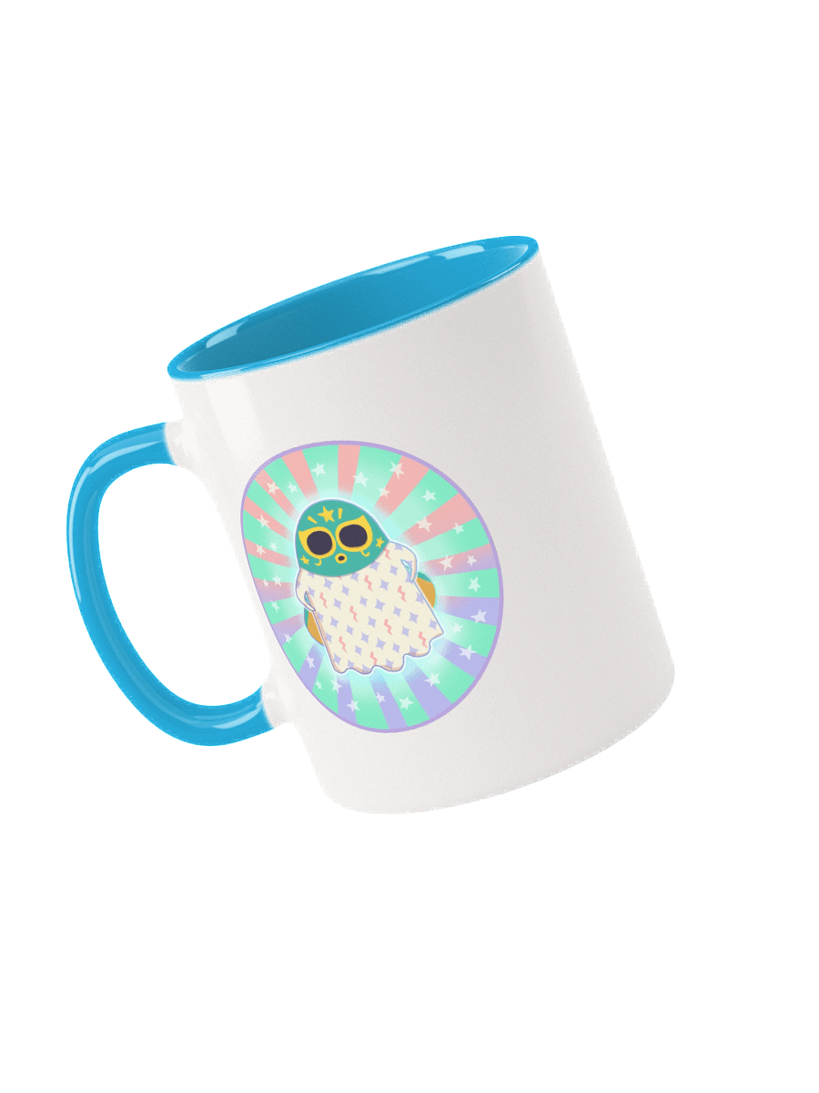 Pastel Little Ghost Luchador - Ceramic Mug product image (4)