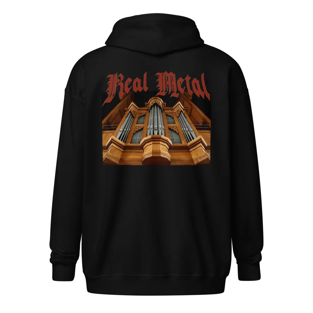 Real Metal Gothic Organ Zip Hoodie product image (1)