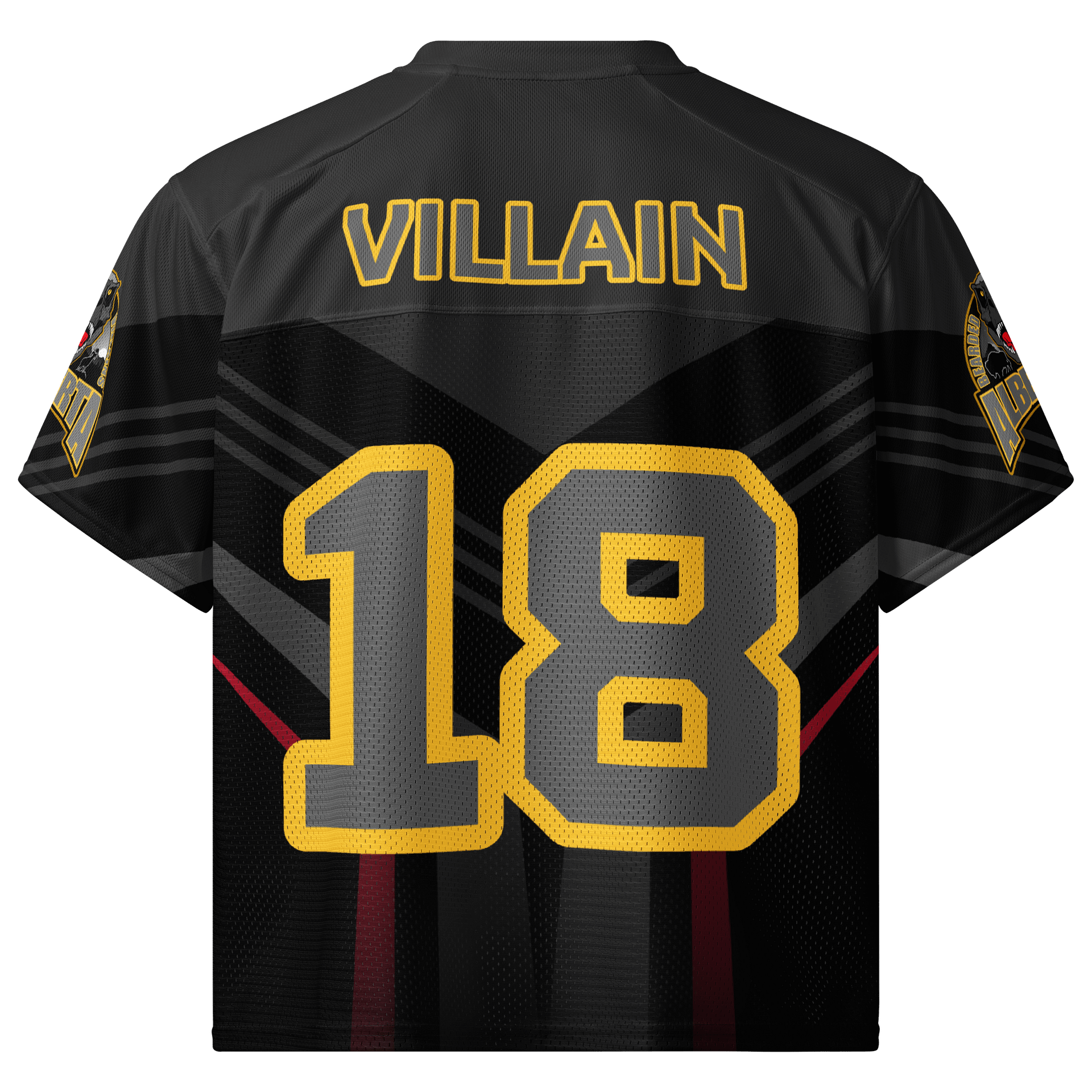 BLACK OUT FOOTBALL JERSEY product image (2)