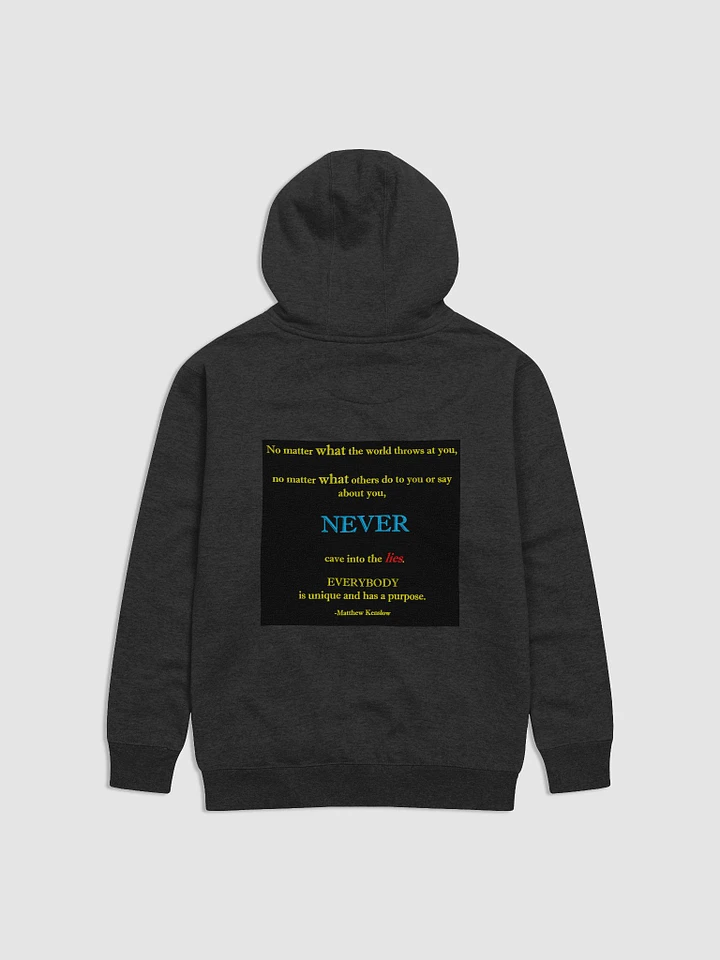 [With Quote 5 on the Back] Embroidered Cotton Heritage Unisex Premium Hoodie product image (9)