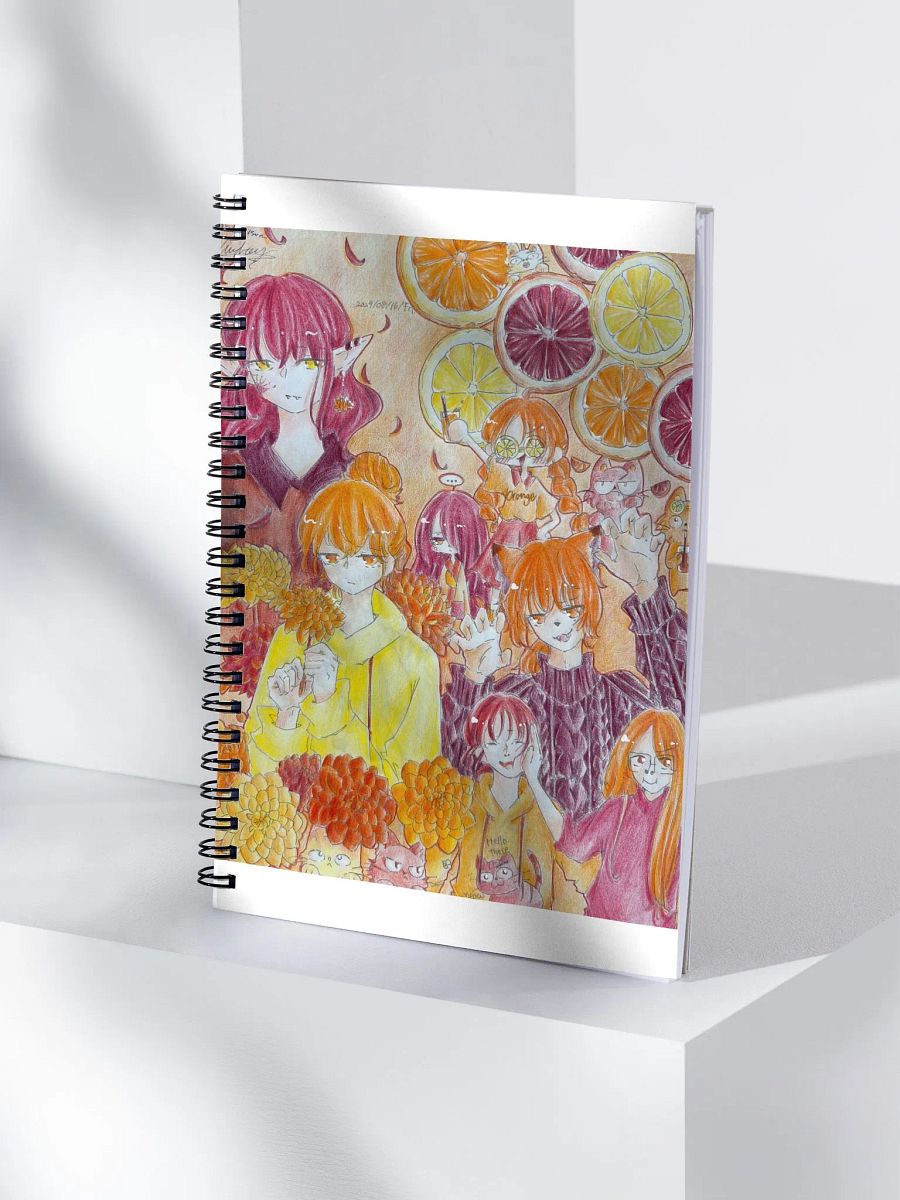 Orange Notebook product image (4)