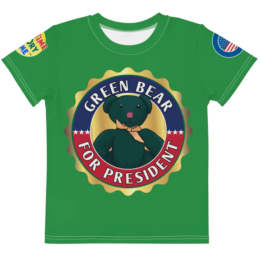 Green Bear Presidential Kid Tee product image (1)