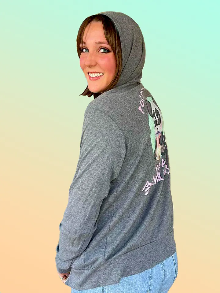 Pocky's Boba Shop Light Hoodie product image (2)