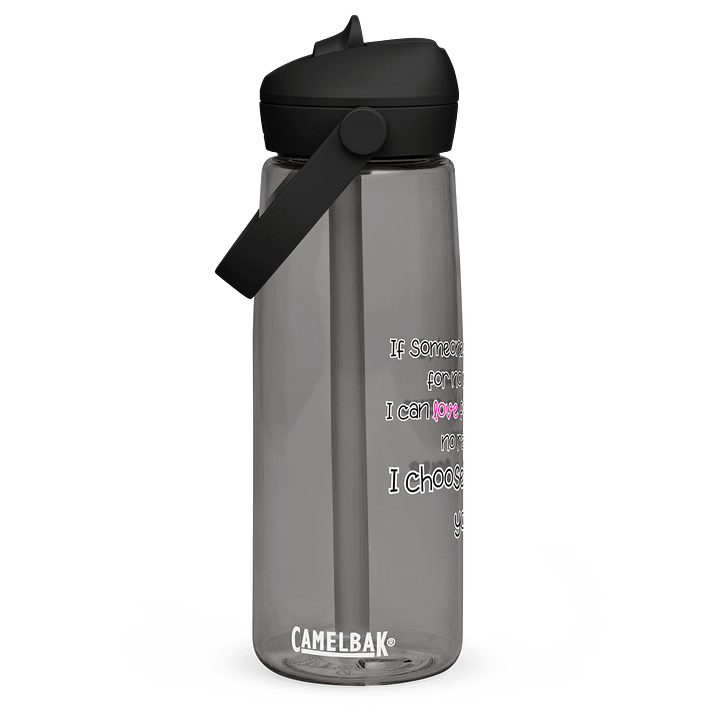 Love & Hydration Flip Straw Bottle product image (2)