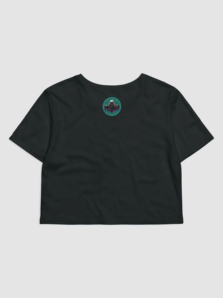 (More Sizes) Gradient Rib Crop - Black product image (2)