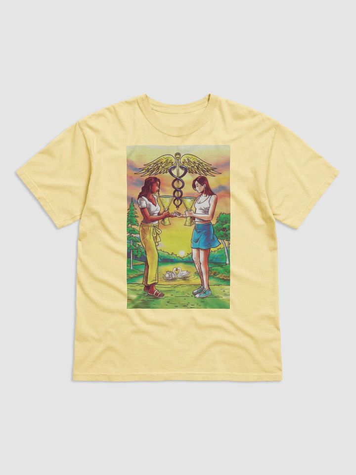 2 of Cups Tarot T-Shirt product image (1)