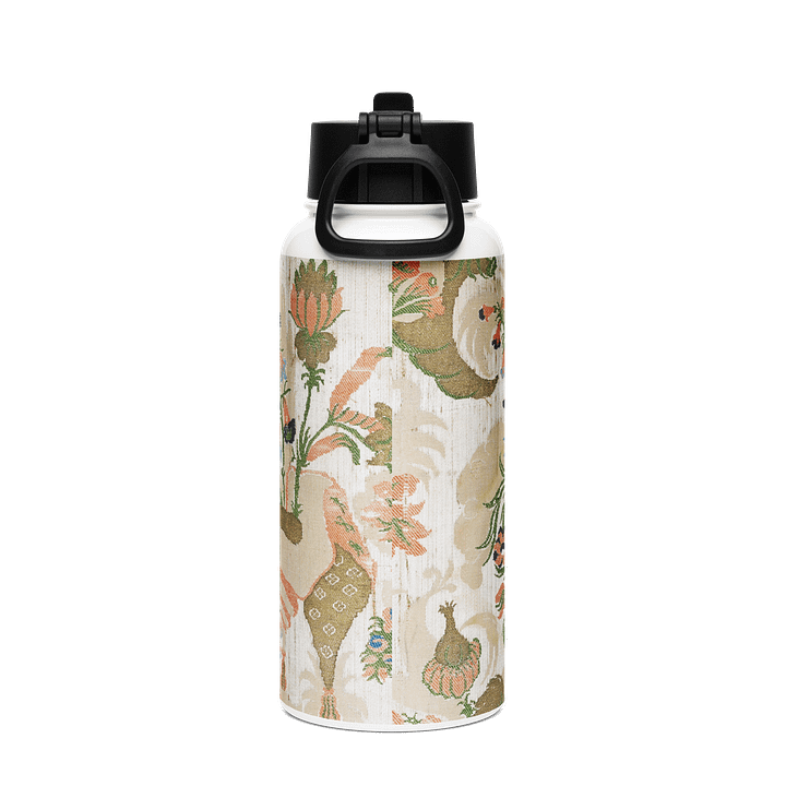 Symmetrical Floral. 32oz Stainless Steel Water Bottle product image (2)