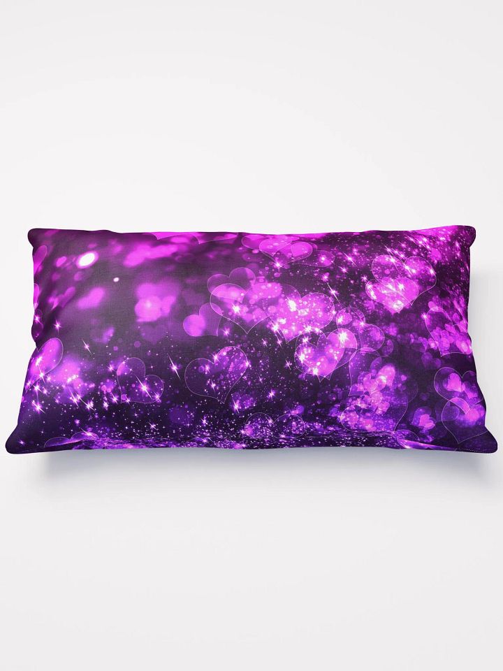 Bokeh Hearts Throw Pillow product image (3)