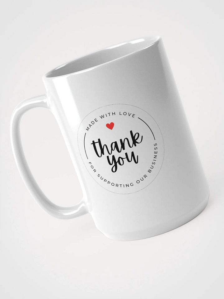 Heartfelt Thanks White Glossy Mug product image (1)