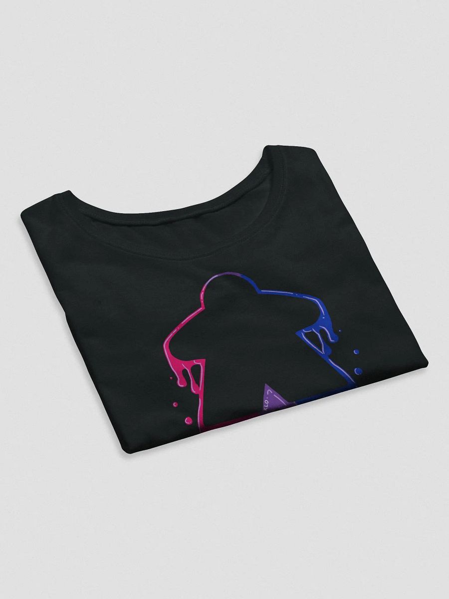 Drippy Bi Pride Meeple Crop Top Shirt product image (4)