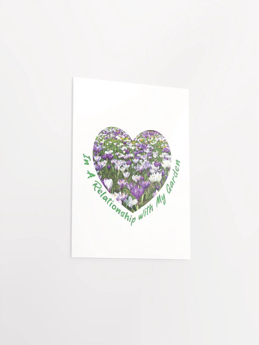 In A Relationship with My Garden Heart Poster product image (13)