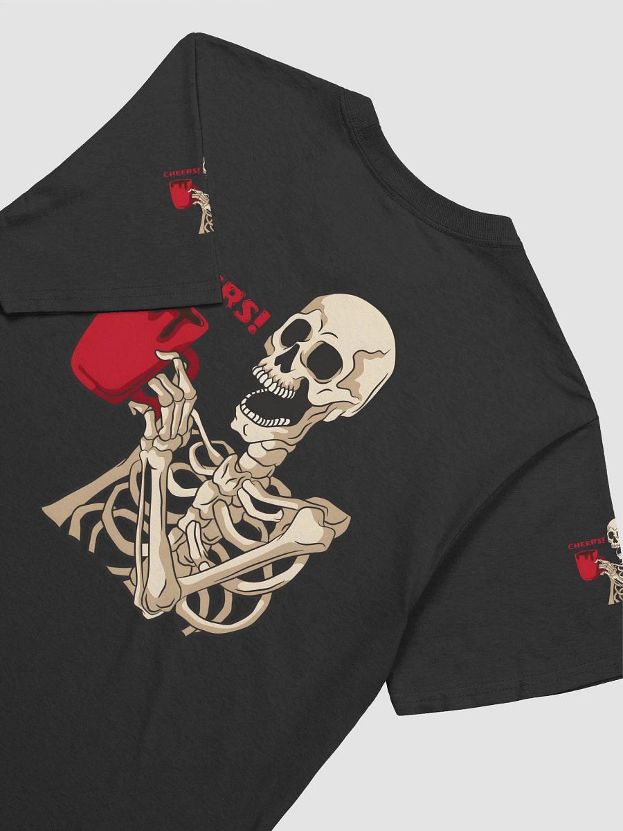 Skeleton Cheers for Halloween Unisex Tee product image (7)