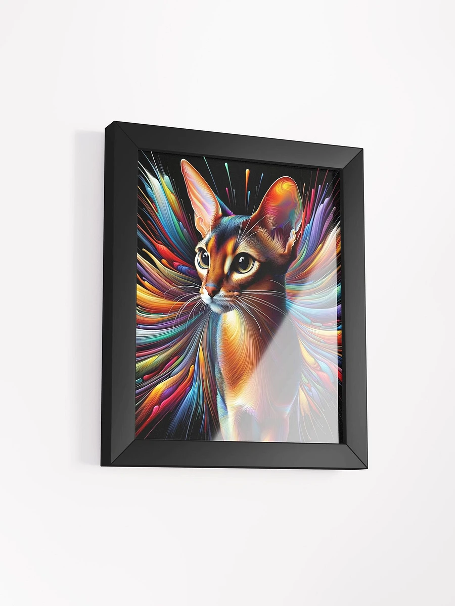 Framed High-Quality Matte Poster (in): Abyssinian 2 product image (2)