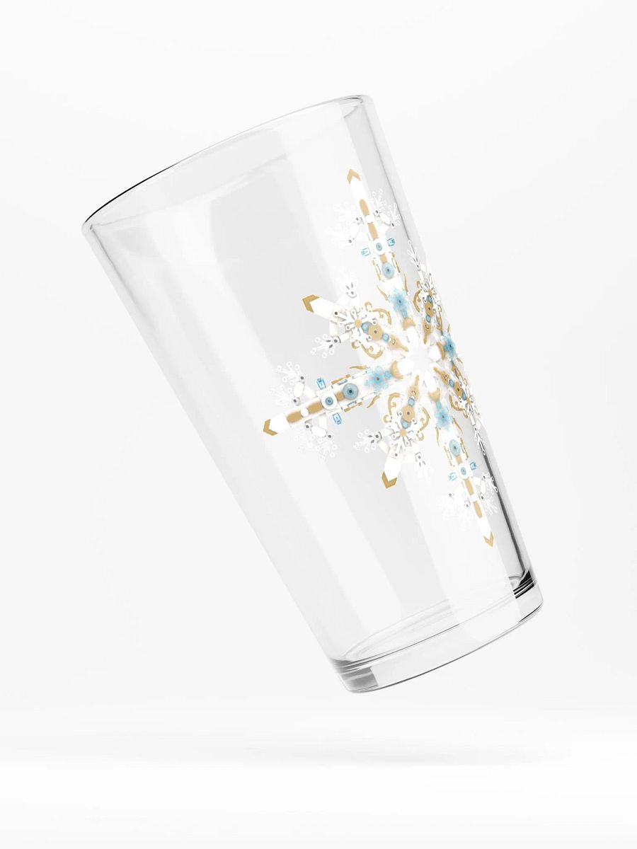Christmas - Brick Snowflake - Pint Glass product image (3)
