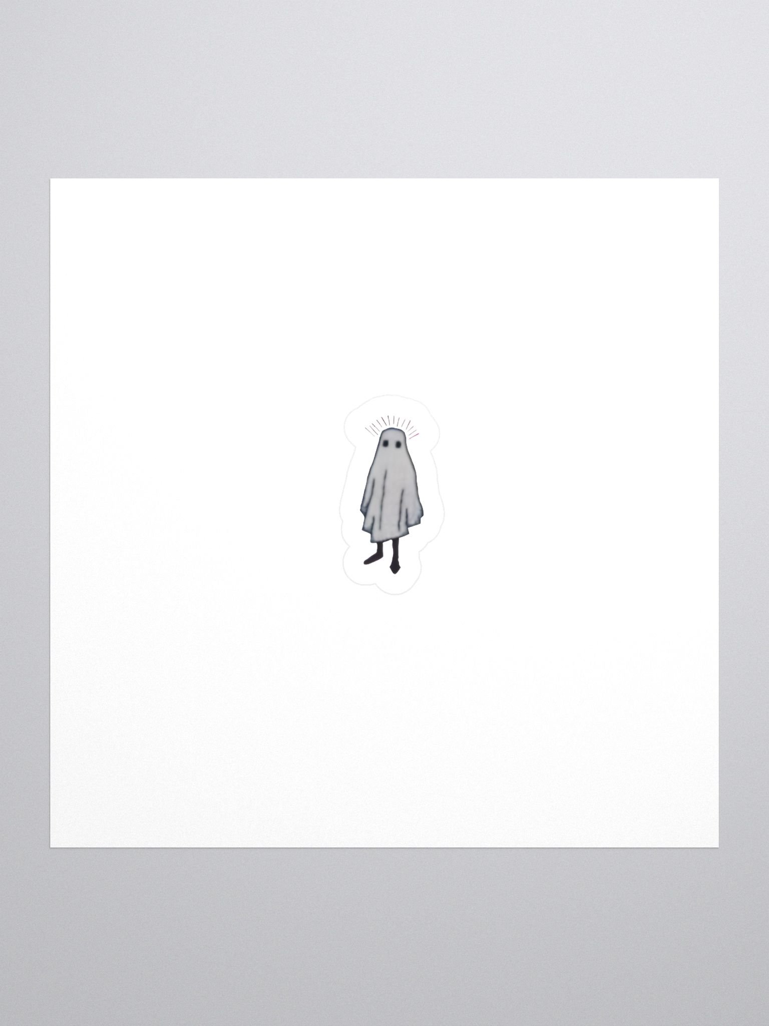 Spooky Ghost Kiss Cut Stickers product image (1)