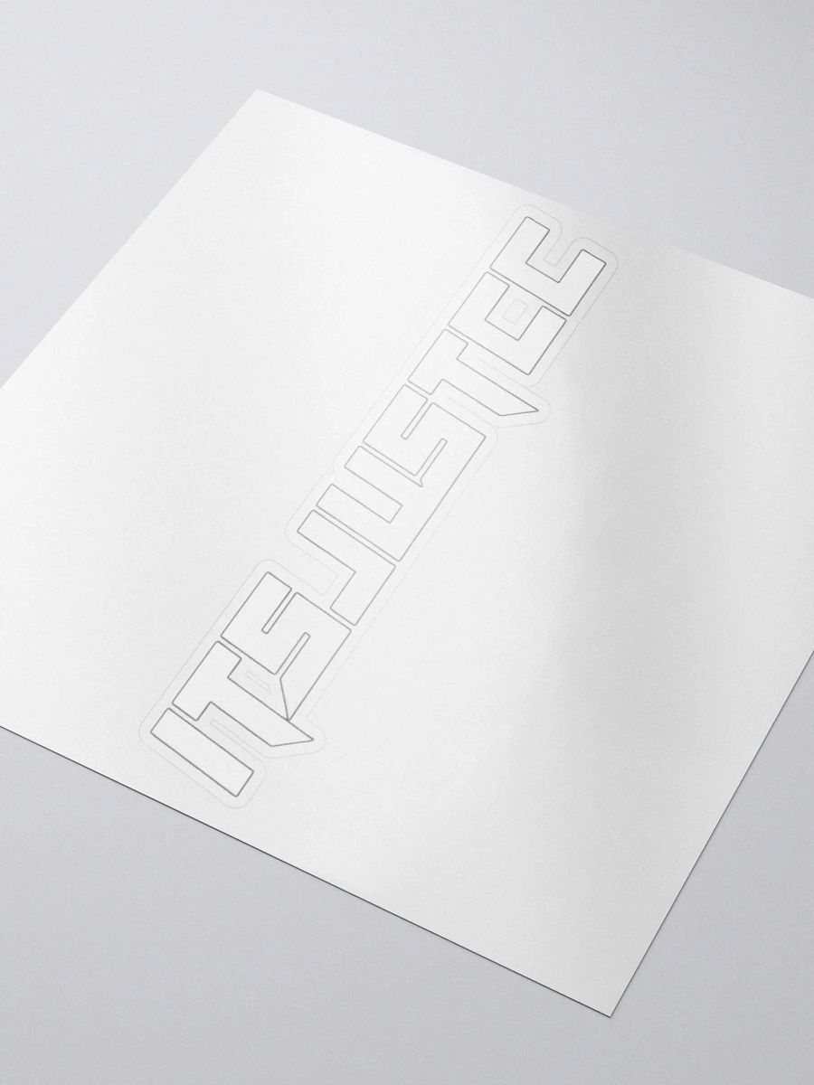 ItsJustCC White Text Sticker product image (3)