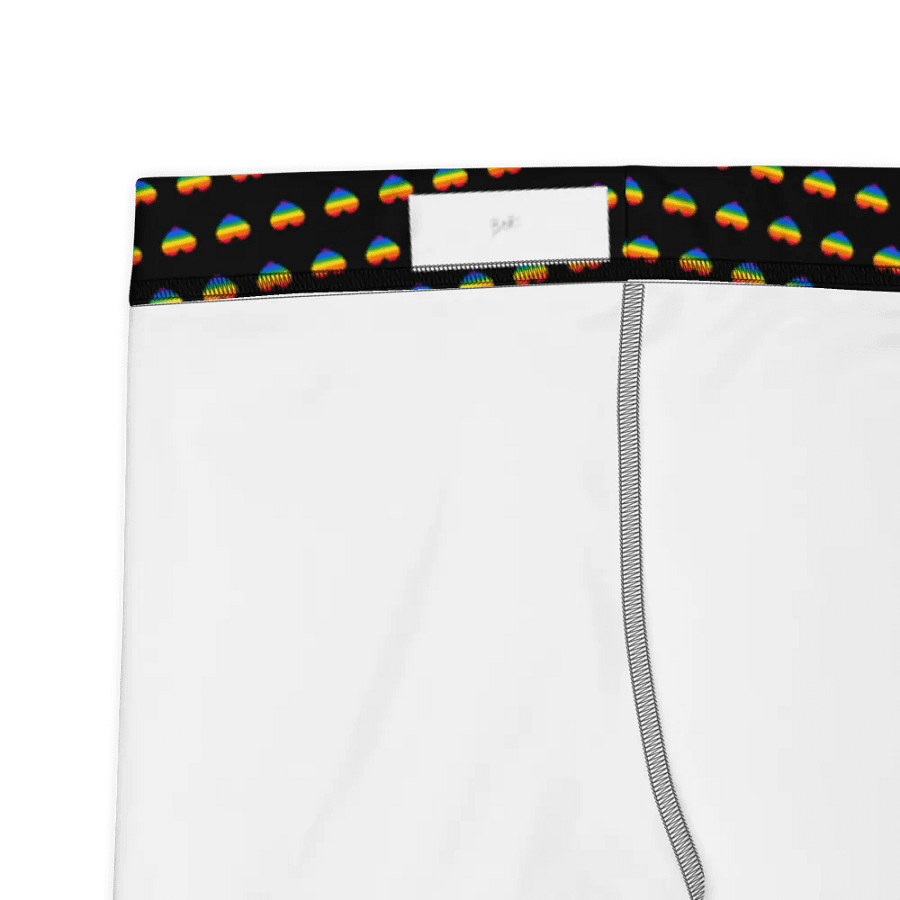 Rainbow Heart Shorts In Black product image (7)