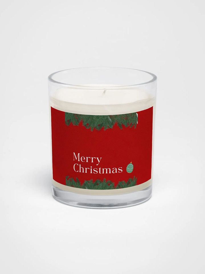 Merry Christmas Scented Soy Wax Candle product image (1)
