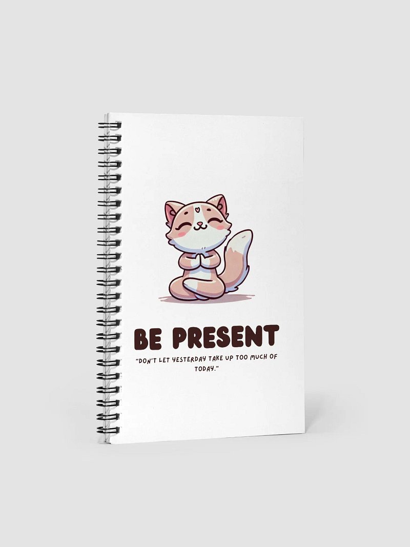 Zen Cat Spiral Notebook